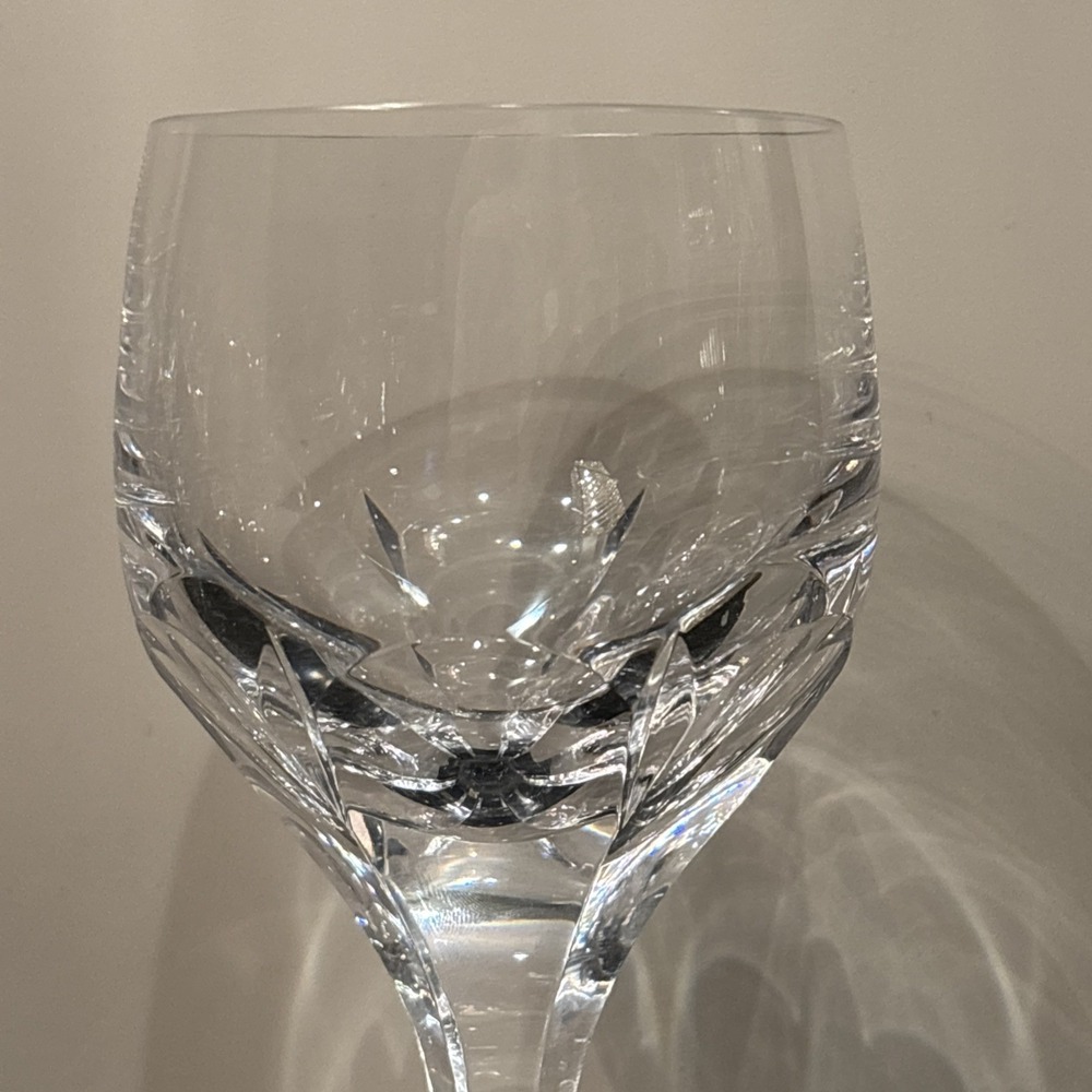 Atlantis Evora Cut Crystal 9 oz. Water Glasses Goblets - Set Of 10 - Picture 5 of 8